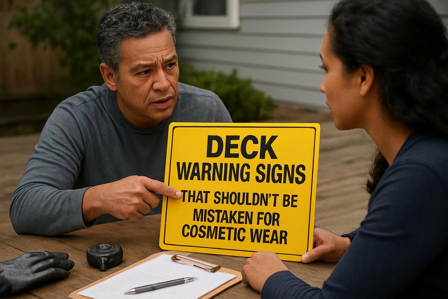 Deck Warning Signs That Shouldn’t Be Mistaken for Cosmetic Wear
