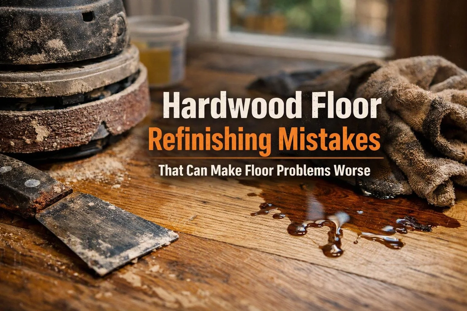 Hardwood Floor Refinishing Mistakes That Can Make Floor Problems Worse