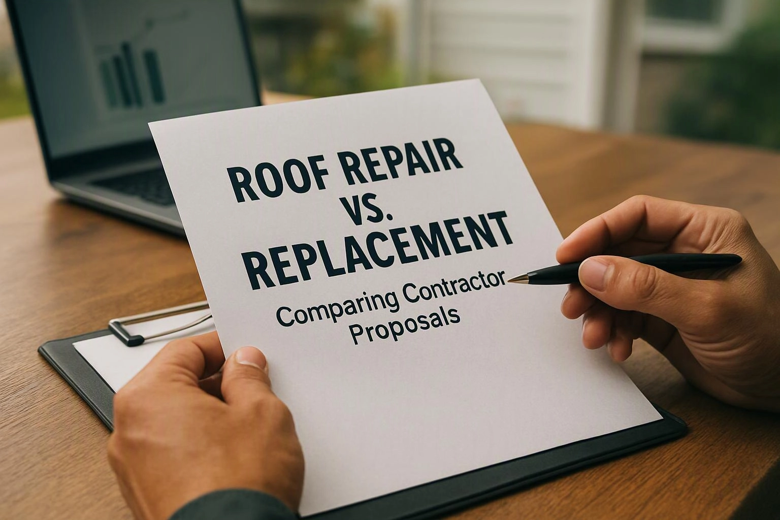 Roof Repair vs. Replacement: Comparing Contractor Proposals