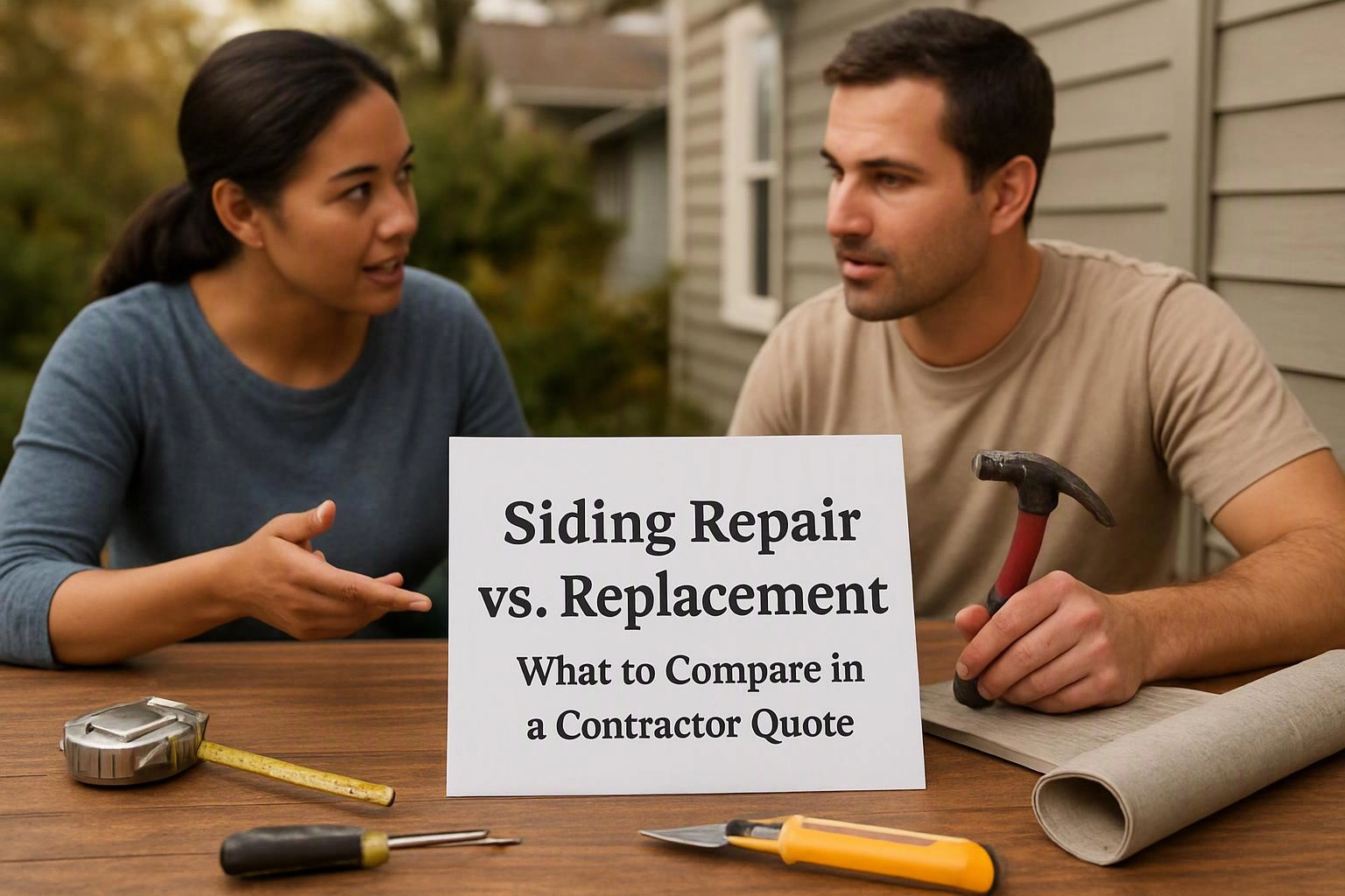 Siding Repair vs. Replacement: What to Compare in a Contractor Quote in Bellevue, Washington